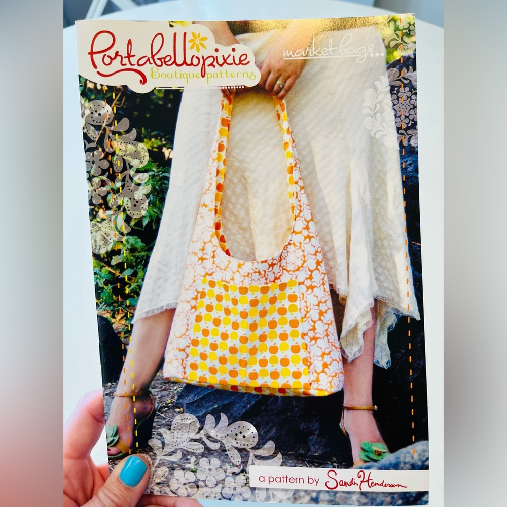 PORTABELLO PIXIE Market Bags Boutique Sewing Pattern Booklet